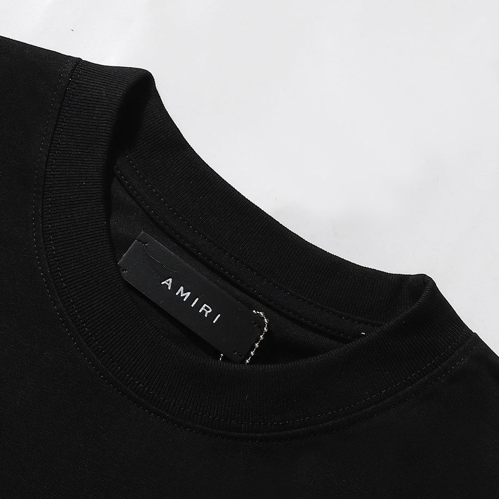 AMRI Black High Lion Skater T-Shirt