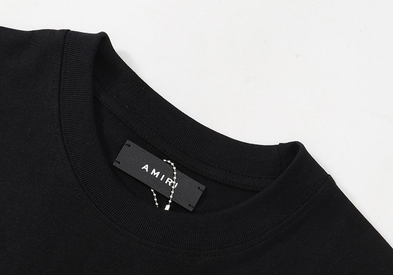 AMRI flower letter logo print T-Shirts