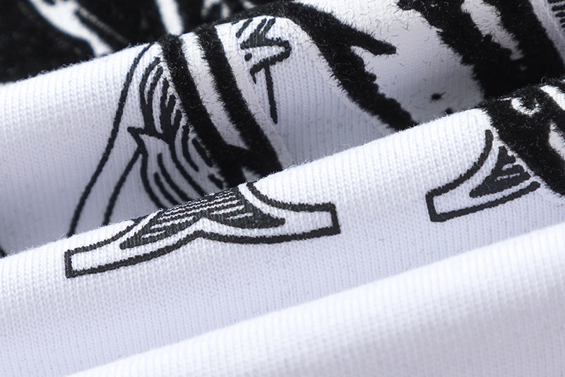 AMRI Angel-print cotton-jersey T-Shirt