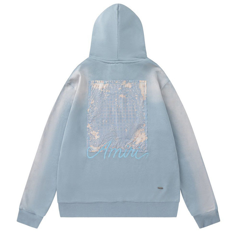 AMRI Bandana-Embellished Cotton Hoodies