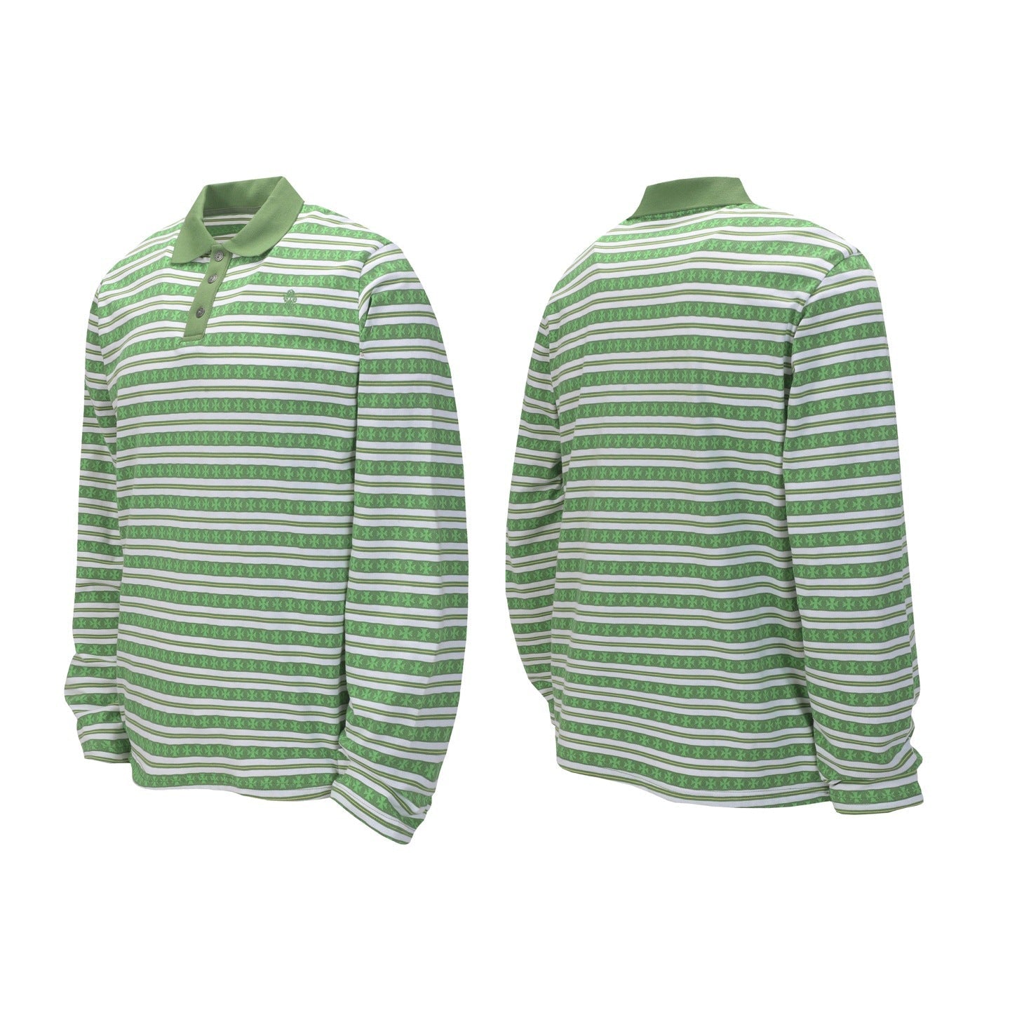 Chrome Hearts Polo Long-Sleeved Shirt