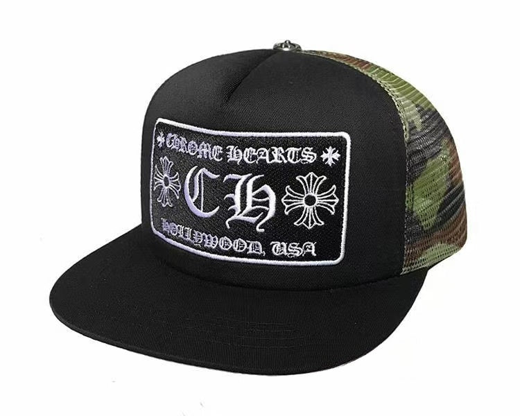 Chrome Hearts CH HollyWood trucker hat 02