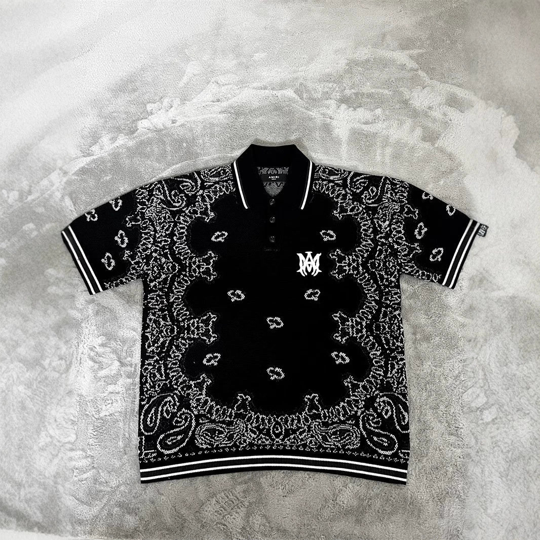 AMRI Bandana Print B-Ball Drawstring Shorts