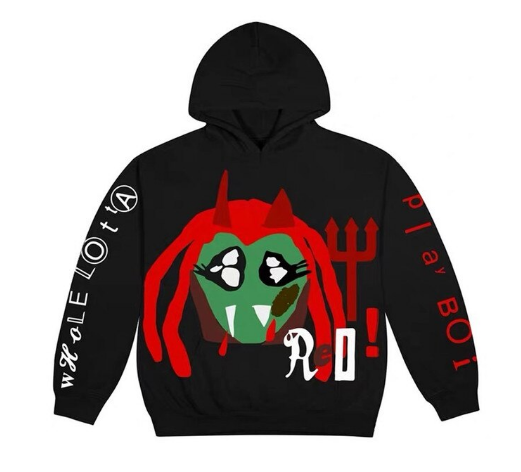 Playboi carti black hoodie