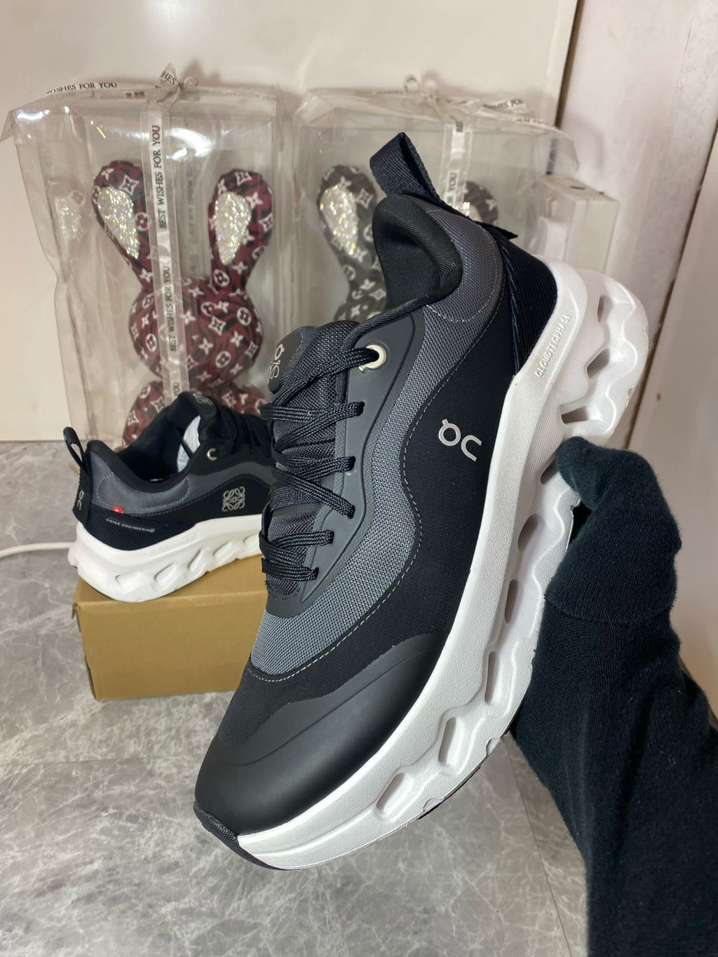 LOEWE Pre-Loved x On Cloudtilt 2.0 Running Shoes 閳ワ拷Black & White