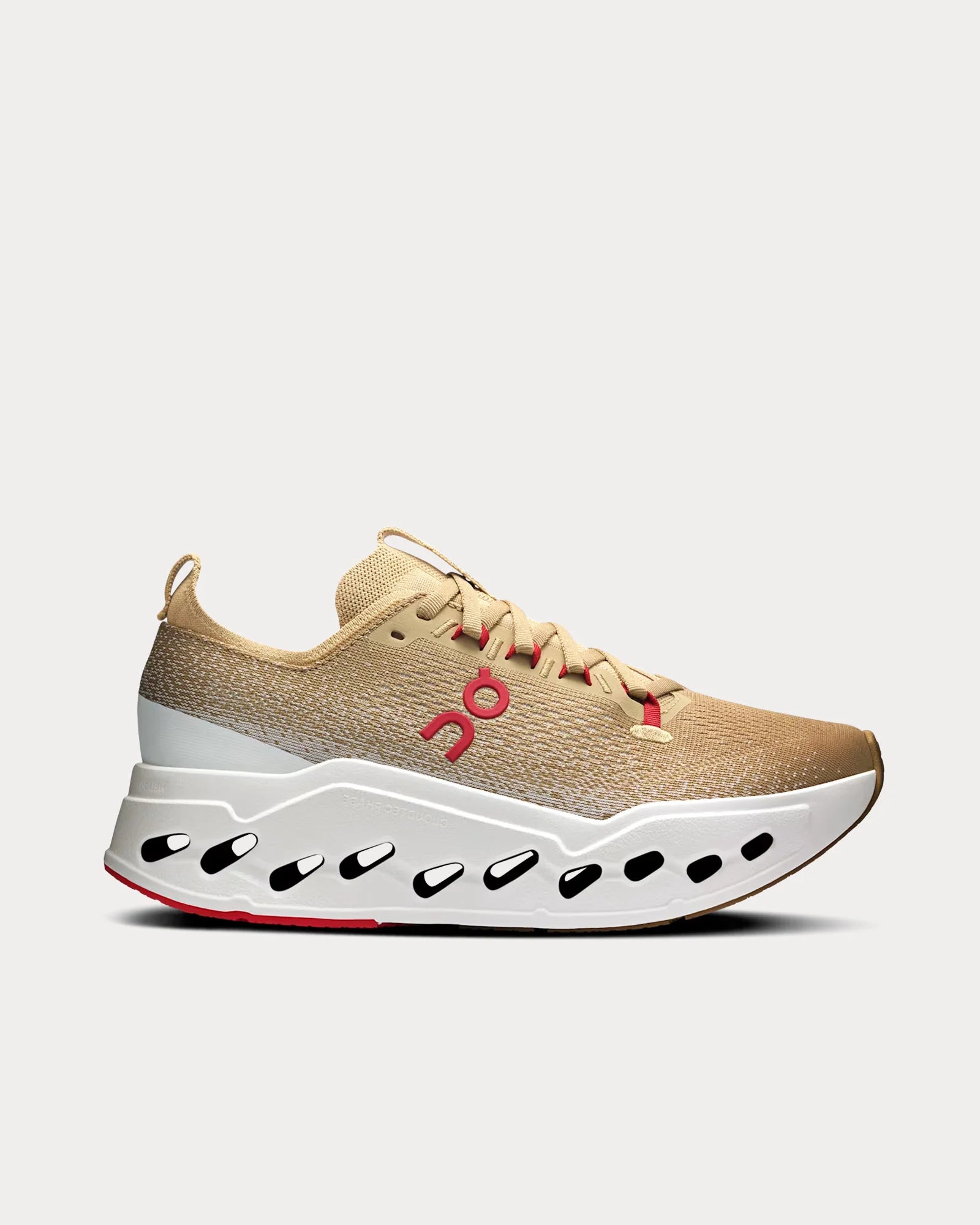 On 閳ワ拷Cloudsurfer Max 閳ユear of the Horse閳ワ拷Chai / Ivory Running Shoes