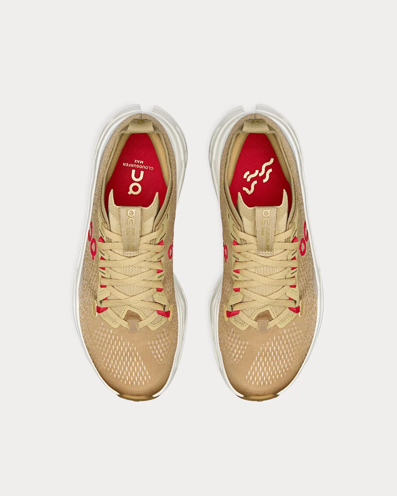 On 閳ワ拷Cloudsurfer Max 閳ユear of the Horse閳ワ拷Chai / Ivory Running Shoes