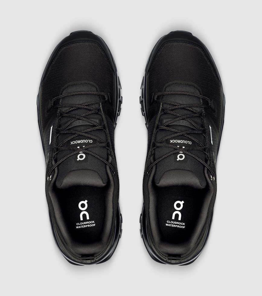 ON Cloudrock Low Waterproof 閳ワ拷Black